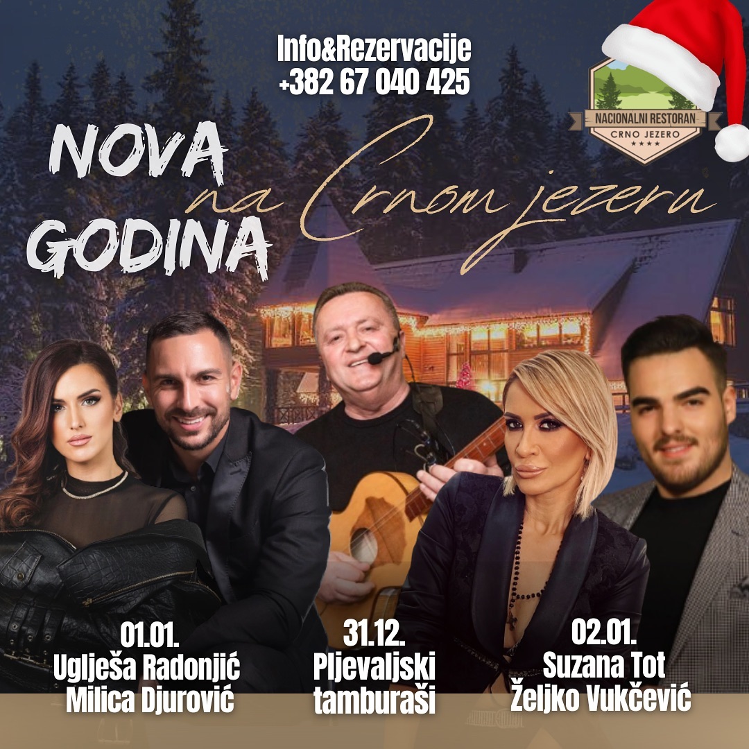 Nova godina 2024 na Zabljaku - restoran Crno Jezero
