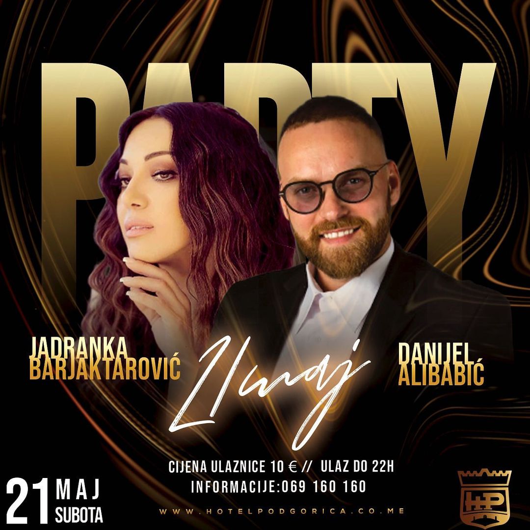 Jadranka Barjaktarović i Danijel Alibabić u Hotelu Podgorica!