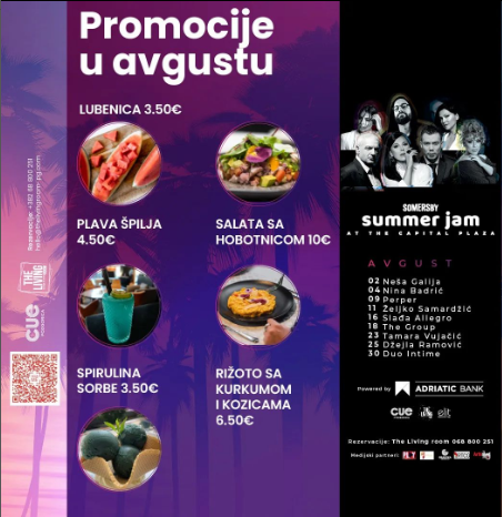 Avgustovske promocije u Living Room-u!