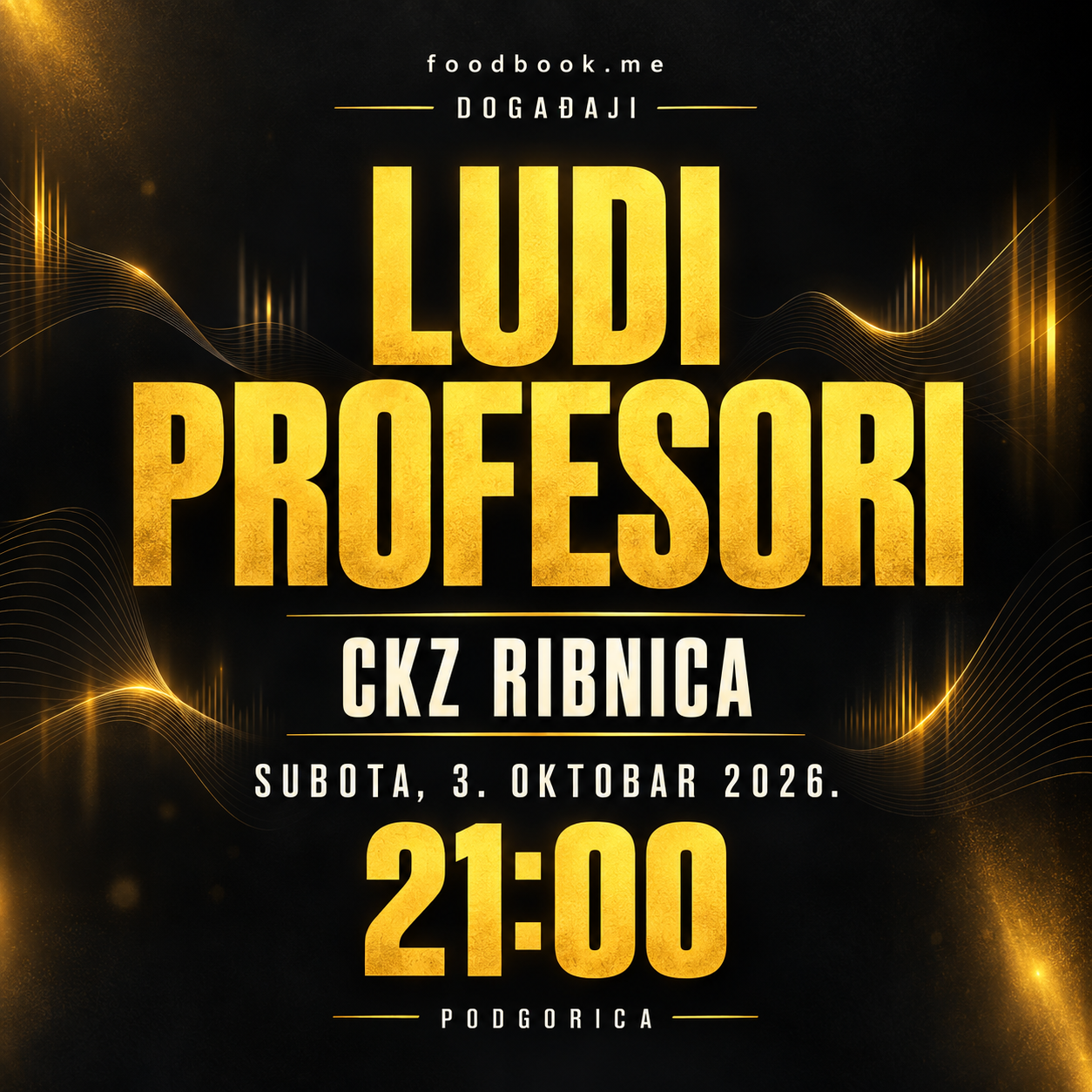Ludi Profesori u CKZ Ribnica – 3. oktobar