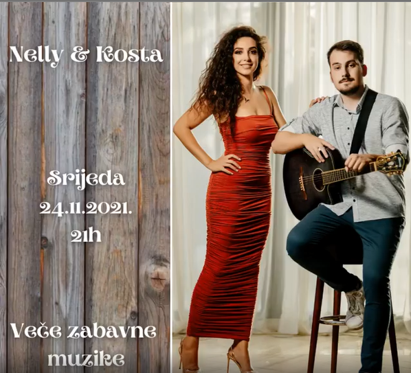 Srijeda veče u konobi Bandići - Nelly i Kosta!