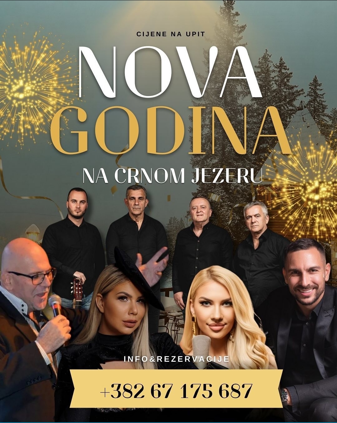 Nova godina 2025 u restoranu Crno Jezero