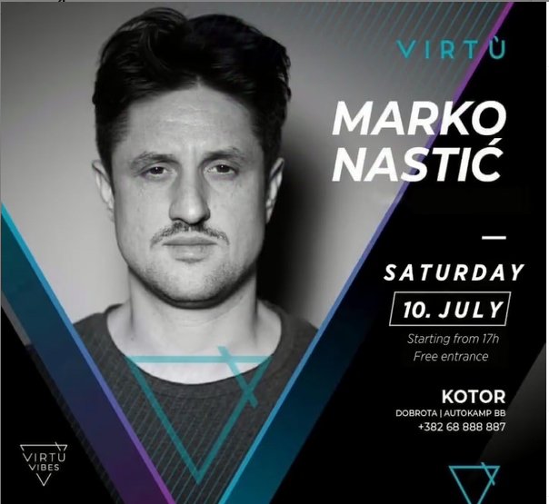 Marko Nastić u VIRTU lounge - subota!