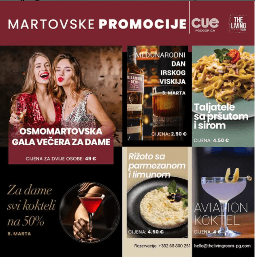 Martovske promocije u Living Room-u!