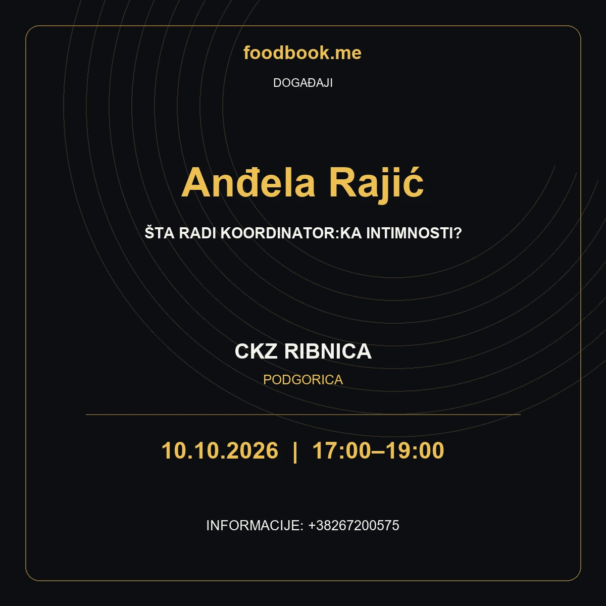 Šta radi koordinator:ka intimnosti – radionica u Ribnici
