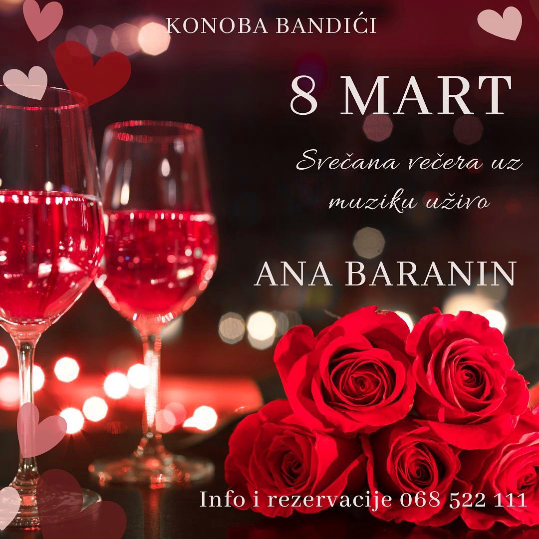 Svečana večera u konobi Bandići za 8 MART!