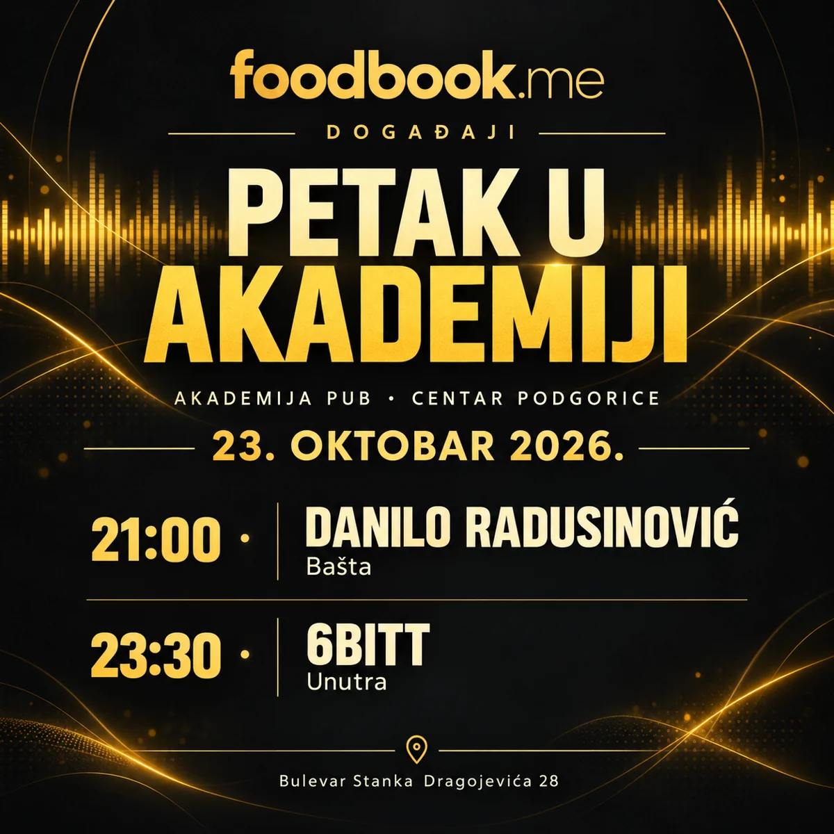 Petak u Akademiji Pub