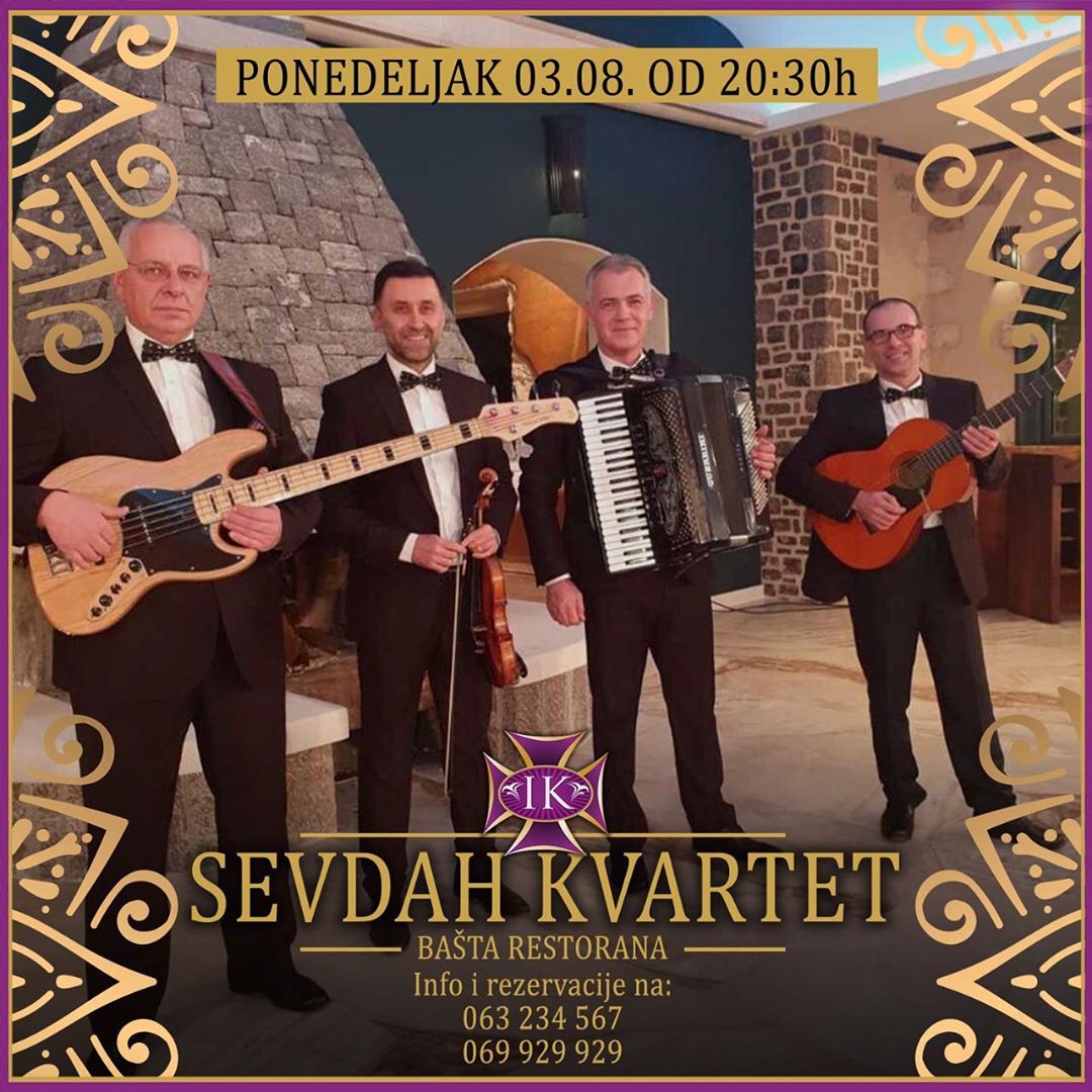 Veče starogradske muzike na Knjazu - ponedjeljak!