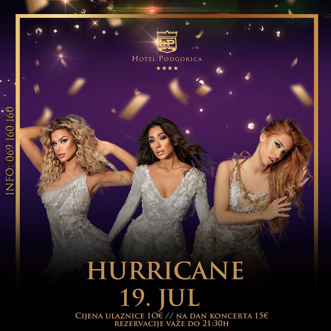 Hurricane u hotelu Podgorica!