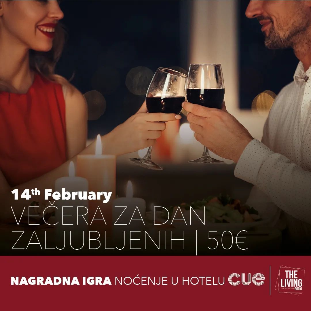 Večera za Dan zaljubljenih u The Living Room-u!