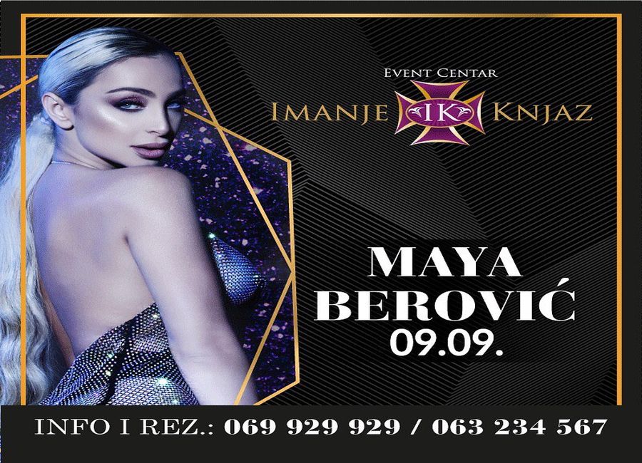 Koncert Maje Berović na Imanju Knjaz