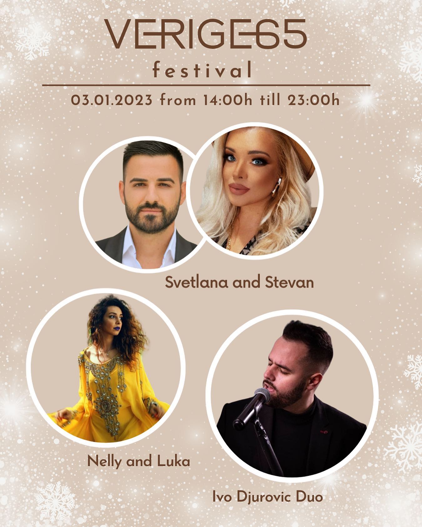 Festival Verige65 - utorak 3. januar