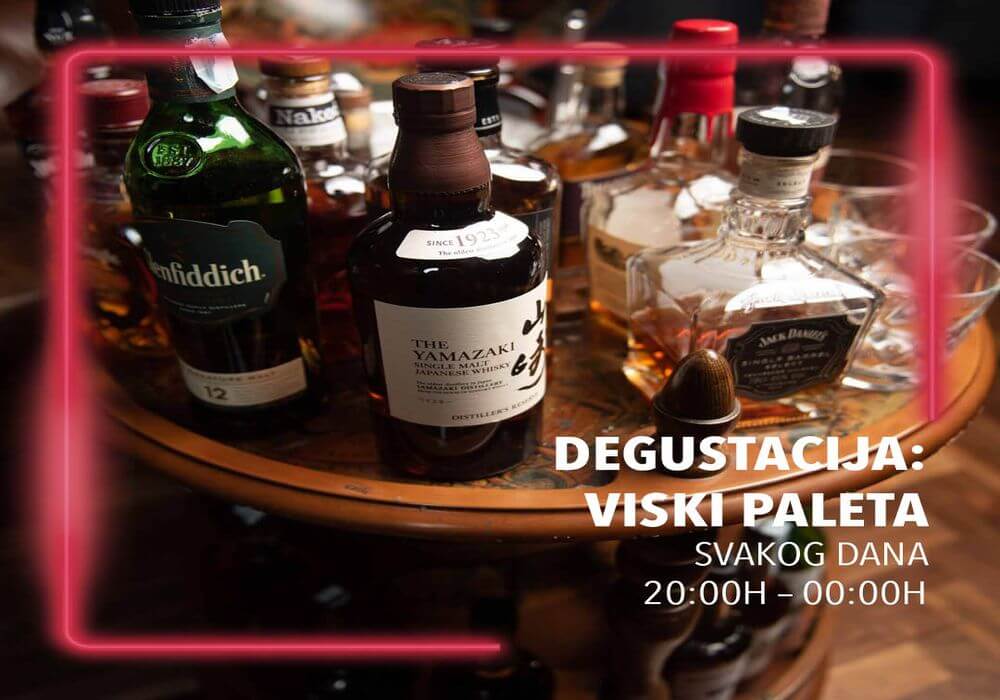 Degustacija viski paleta