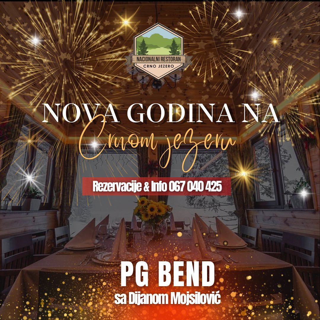 Nova godina 2023 u restoranu Crno Jezero
