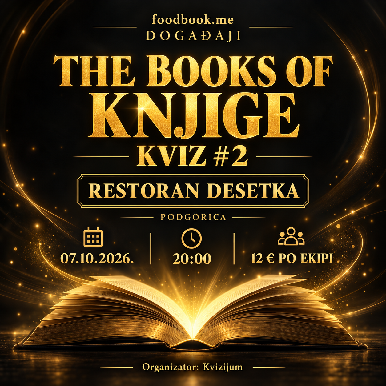 The Books of Knjige kviz #2 u Desetki – 7. oktobar
