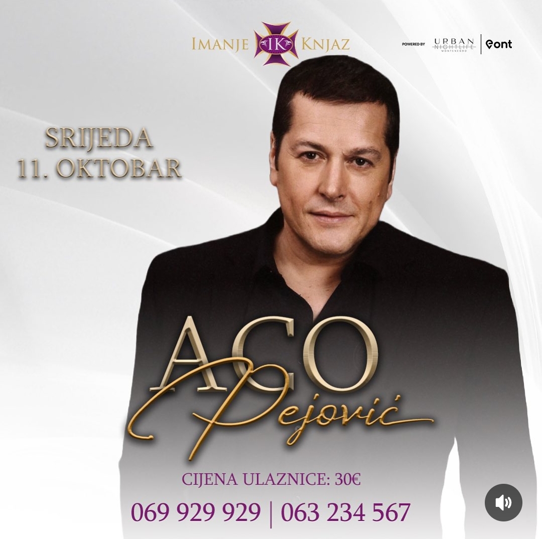 Aco Pejović na Imanju Knjaz!