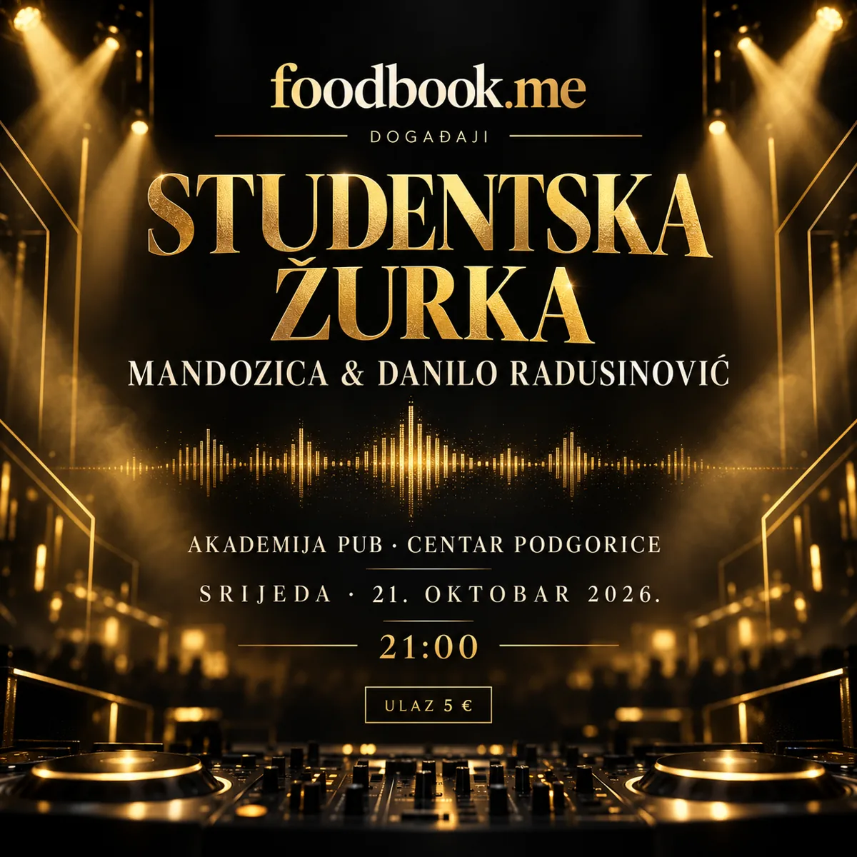 Studentska žurka u Akademiji