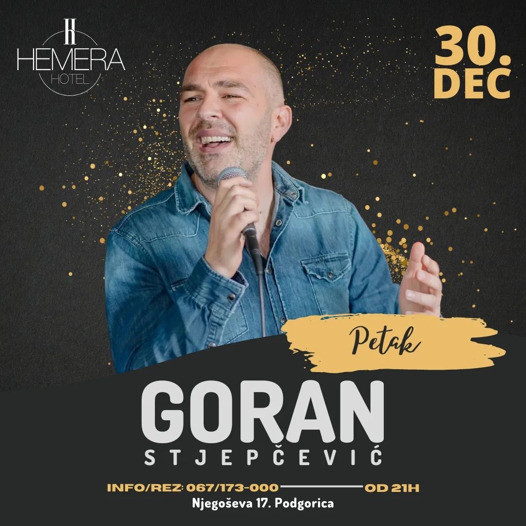 Goran Stjepčević u hotelu Hemera - petak