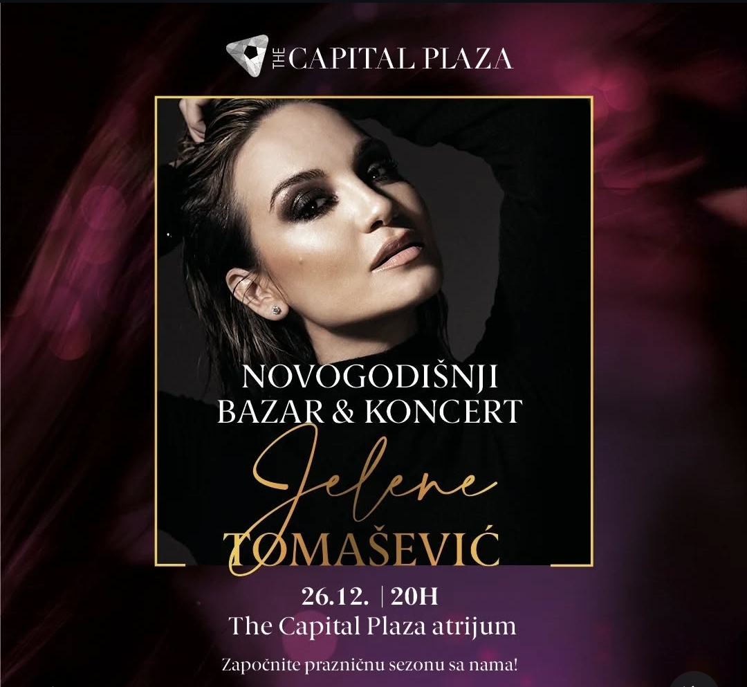 Jelena Tomašević u atrijumu Capital Plaze
