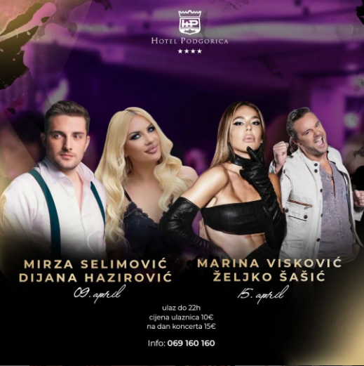 Mirza Selimović i Dijana Hazirović u hotelu Podgorica!