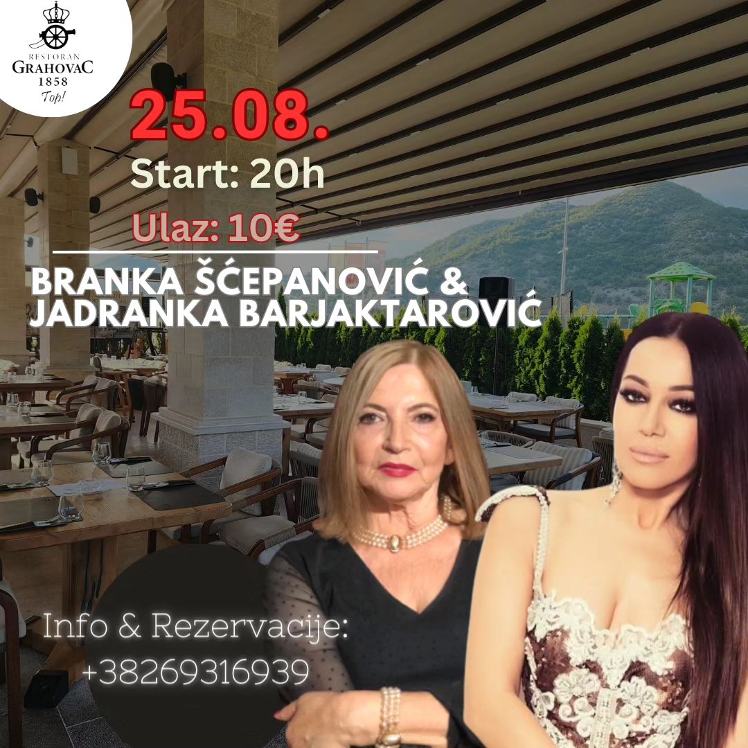 Petak u restoranu Grahovac 1858!