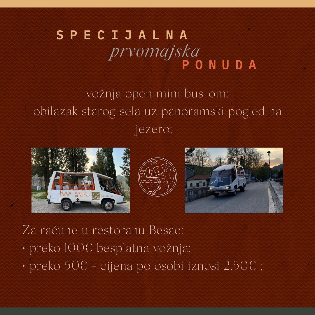 1. MAJ u restoranu BESAC na Virpazaru