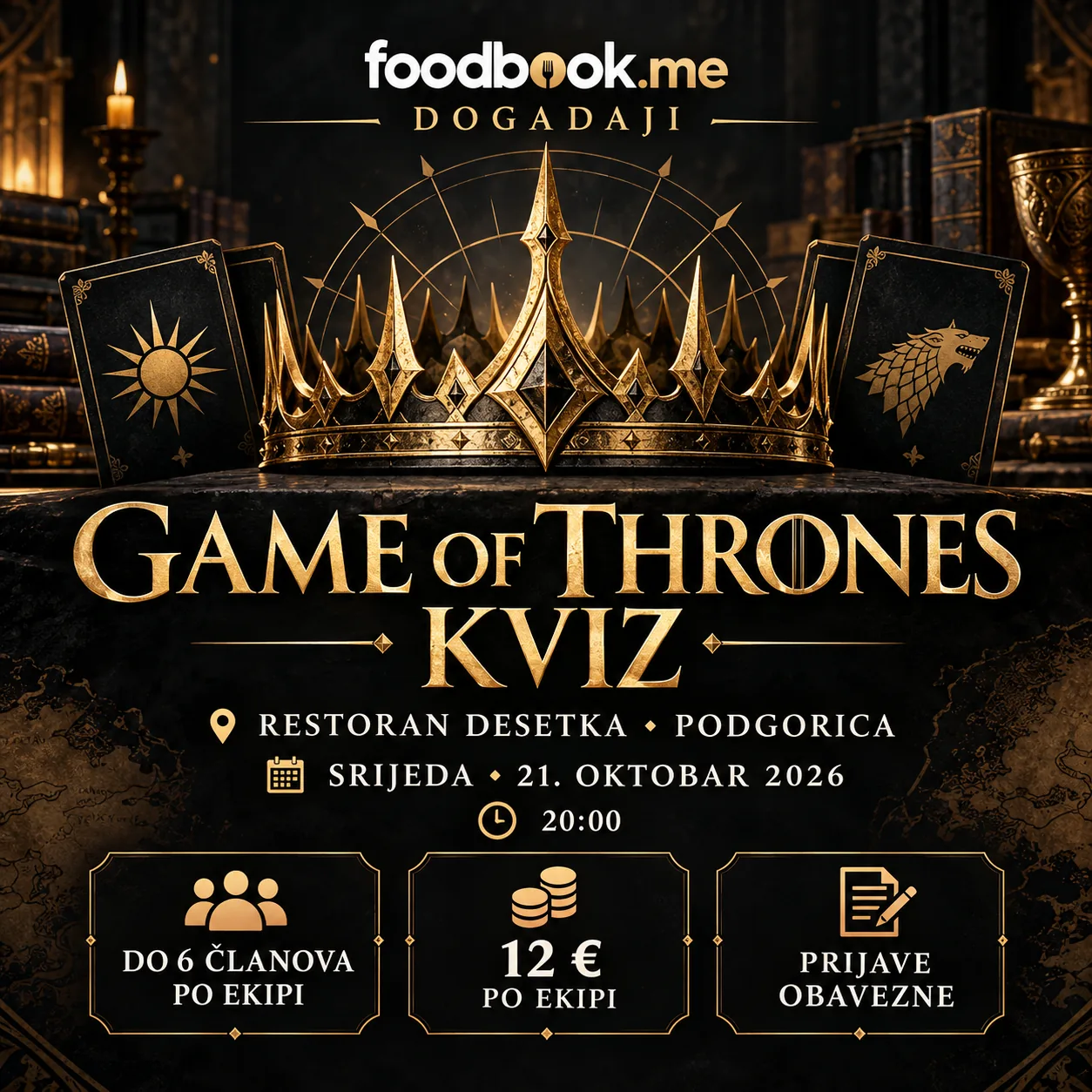 Game of Thrones kviz u Desetki