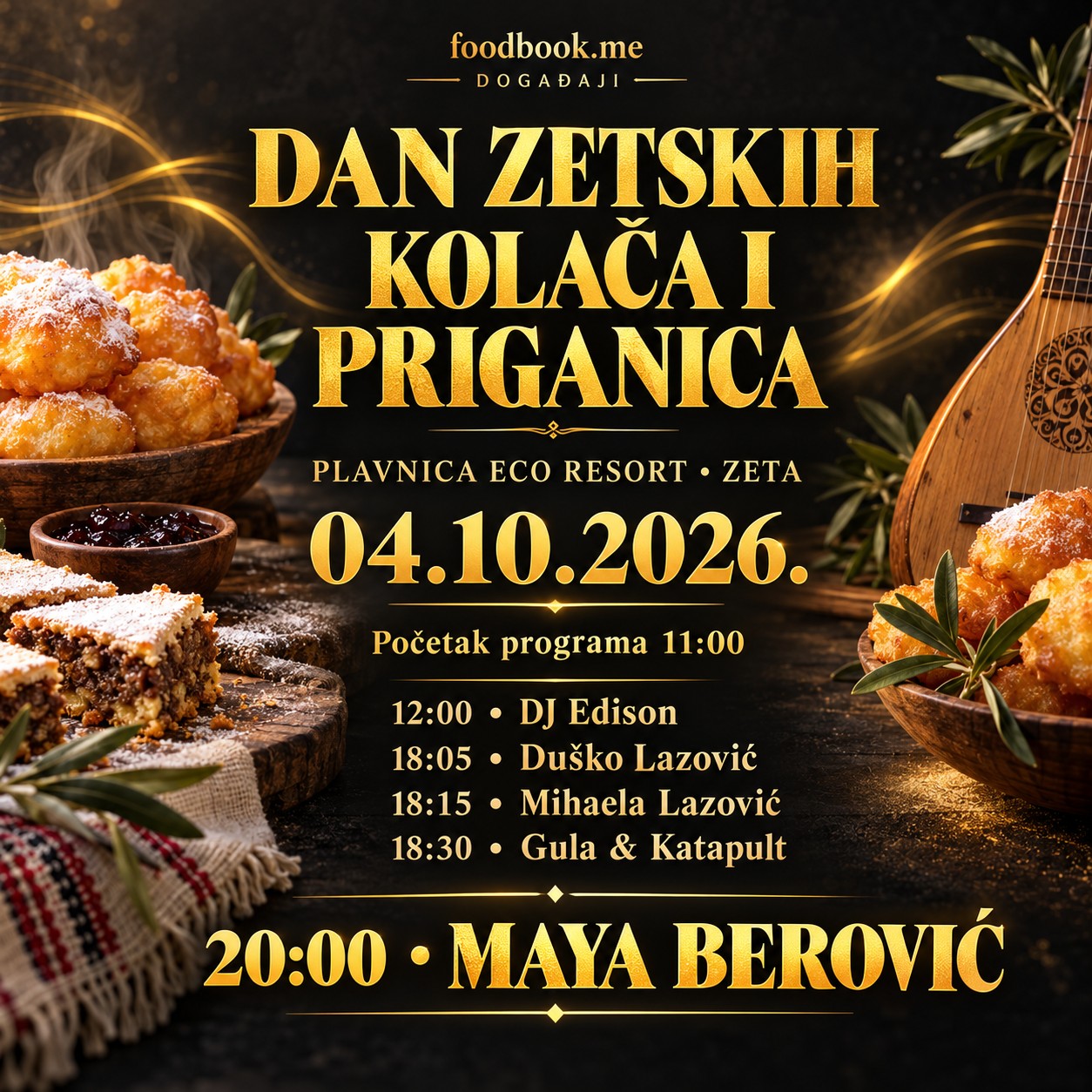 Dan zetskih kolača i priganica na Plavnici – 4. oktobar