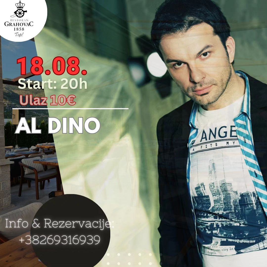 Al Dino u restoranu GRAHOVAC 1858 - petak