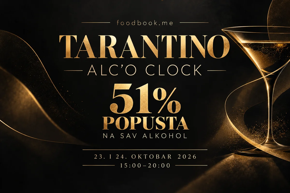 ALC’O CLOCK u Tarantinu – 51% popusta