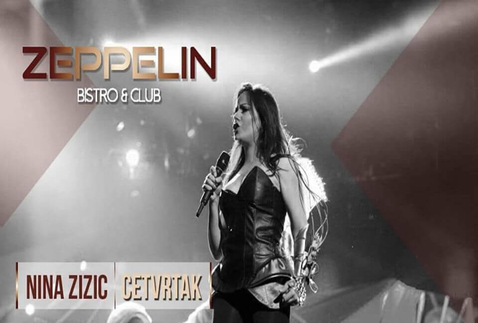 Zeppelin Stage: Nina Žižić u srijedu