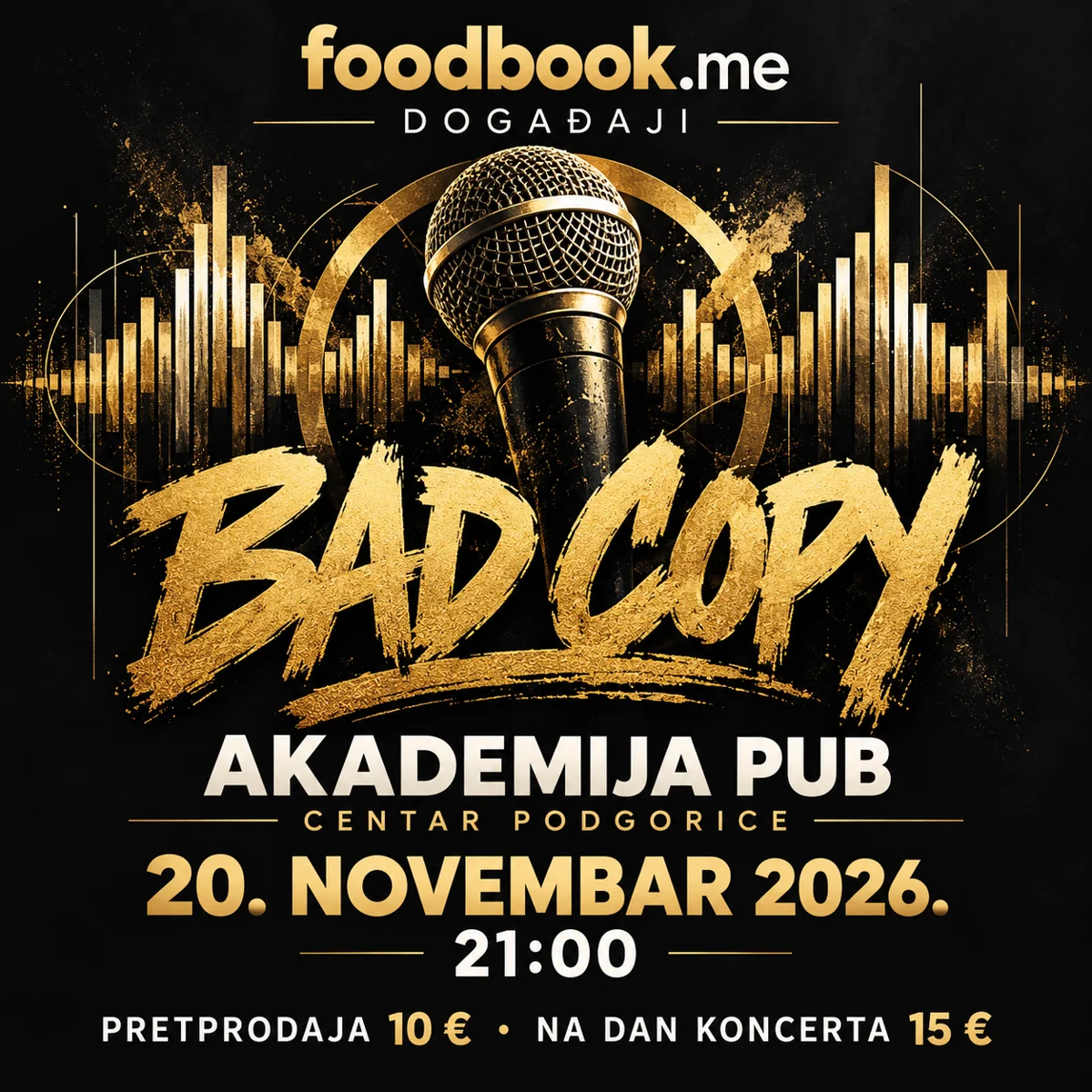 Bad Copy u Akademiji Pub