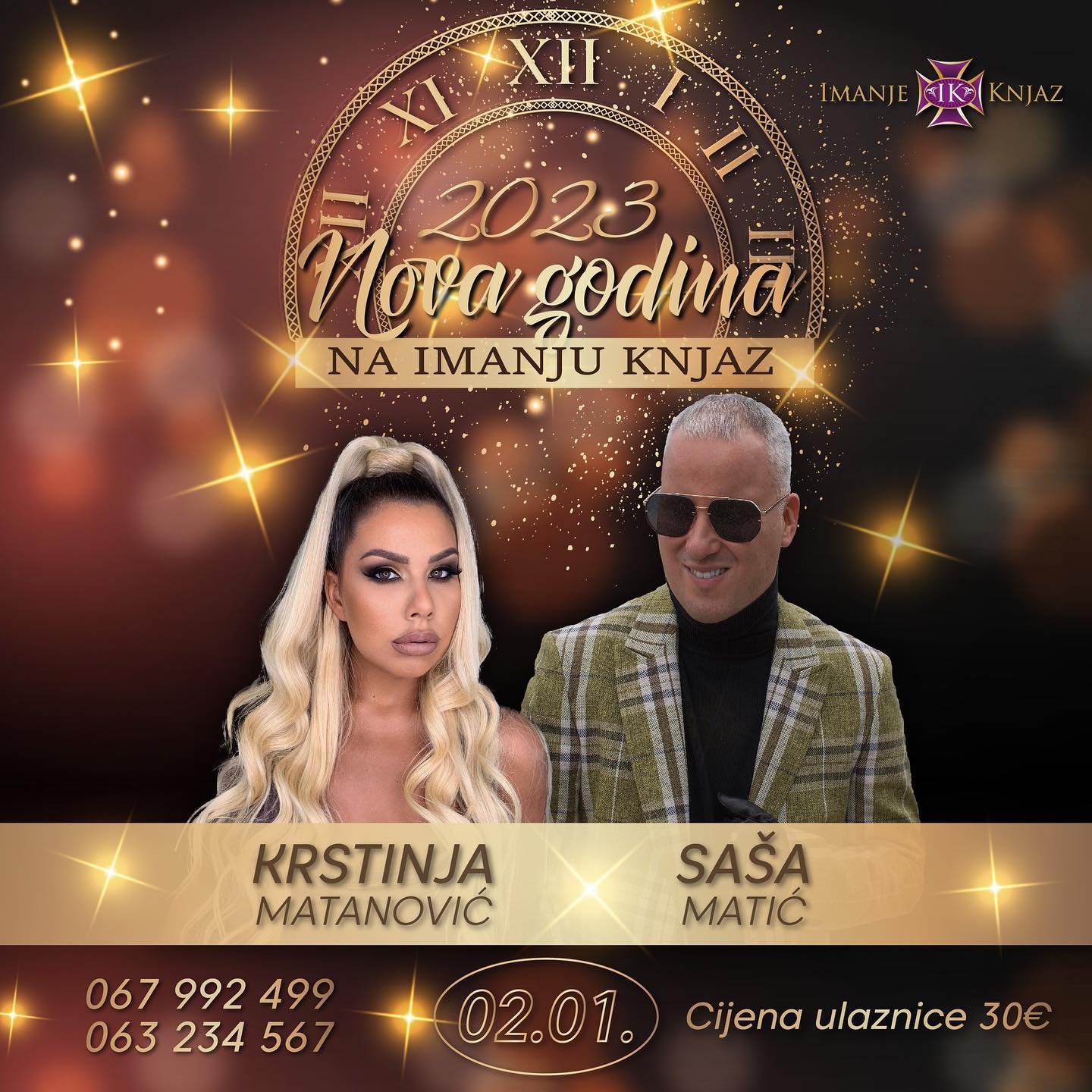 2. januar na Imanju Knjaz - Saša Matić i Krstinja Matanović