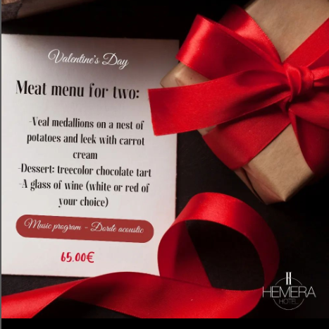 Ponuda za Dan zaljubljenih u hotelu Hemera!